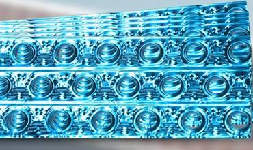 230VAC वाणिज्यिक छत छुपा एफसीयू फैन कॉइल यूनिट 4 पाइप हीटिंग और कूलिंग 2